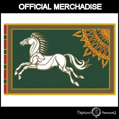 Lord of the Rings - Banner Flag of Rohan (Free UK P&P) Lord of the Rings - Banner Flag of Rohan (Free UK P&P)