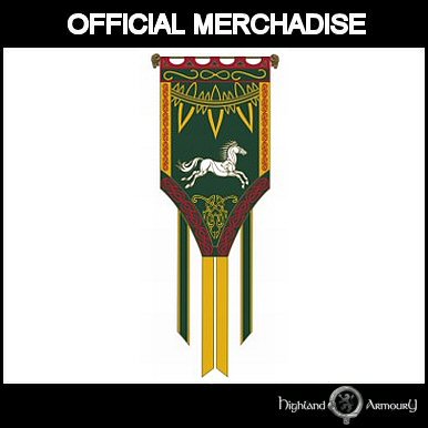 Lord of the Rings - Meduseld Golden Hall Of Edoras Banner V