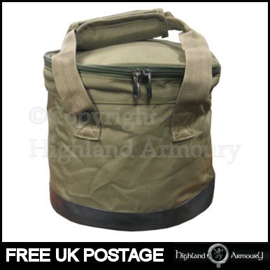 Deluxe Olive Green Bait Bin with Handles & Zip Cover FREE UK P&P