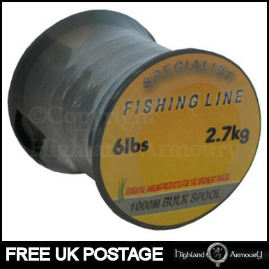 1000m Bulk Spool 6lb Coarse Fishing Line FREE UK P&P