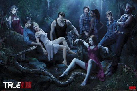 true blood cast poster. True Blood Season 3 Cast