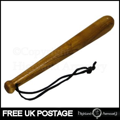 Wooden 28cm Fishing Priest with Rope Handle FREE UK P&P