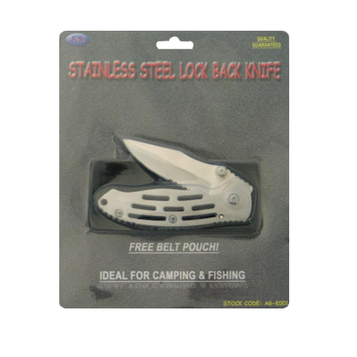 6.5inch Lock Knife Stainless Steel Blade (FREE P&P)