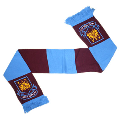West Ham United F.C. Bar Scarf JQ