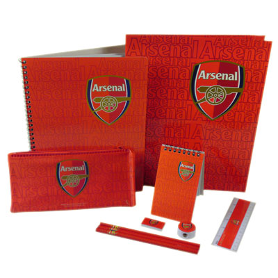 Arsenal F.C. 10 Piece Stationery Set