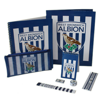 West Bromwich Albion F.C. 10 Piece Stationery Set