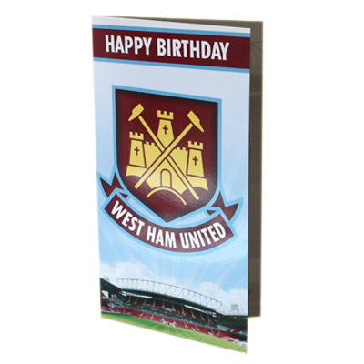 West Ham United F.C. Birthday Card