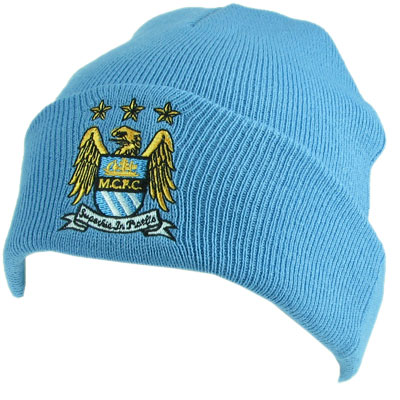 Manchester City F.C Knitted Hat TU Sky