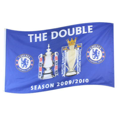 Chelsea F.C. Flag Double Winners 09/10