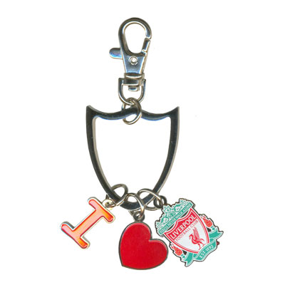 Liverpool F.C Bag Charm I Love LFC