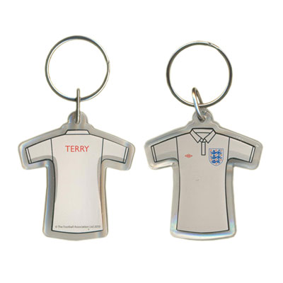 England F.A. Acrylic Keyring Terry