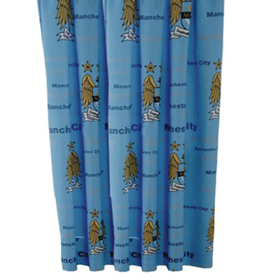 Manchester City F.C. Curtains 66 x 72 EC