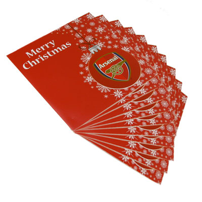 Arsenal F.C. 10 Pack Christmas Cards BB