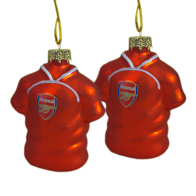 Arsenal F.C. 2pk Shirt Baubles
