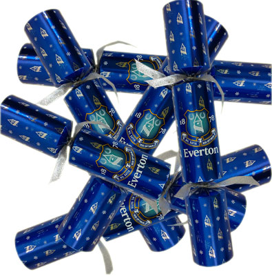 Everton F.C. 6pk Luxury Christmas Crackers