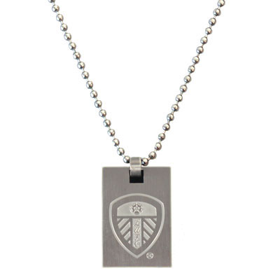 Leeds United F.C. Dog Tag and Chain