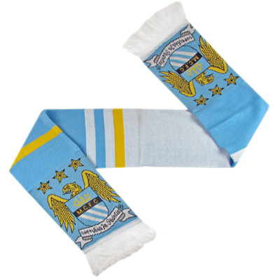 Manchester City F.C. Jaquard Scarf WA Manchester City F.C. Jaquard Scarf WA