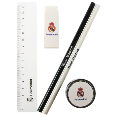 Real Madrid F.C. 5 Piece Stationery Set