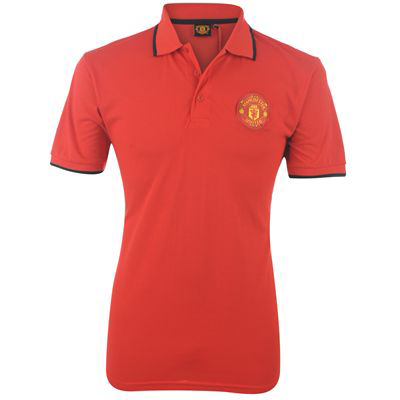 Manchester United F.C. Polo Shirt Mens M RD