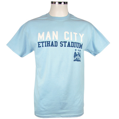 Manchester City F.C. T Shirt Mens S SKY