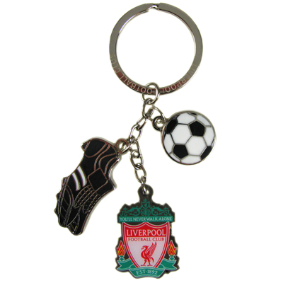 Liverpool F.C. 3 Charm Keyring