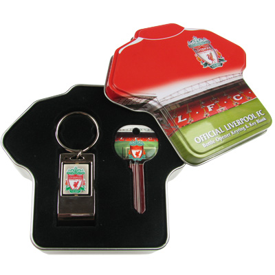 Liverpool F.C. Door Key and Keyring Tin Set