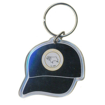 Derby County F.C. Acrylic Cap Keyring