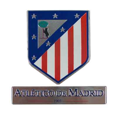 Atletico Madrid F.C. Metal Sticker