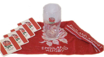 England R.F.U. Mini Bar Set