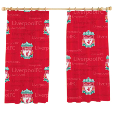 Liverpool F.C. Curtains 66 x 72 EC