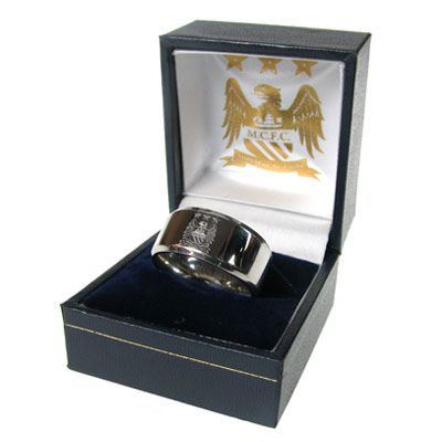 Manchester City F.C. Band Ring Large