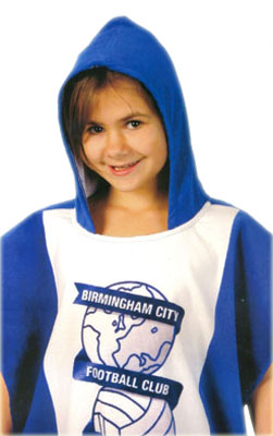 Birmingham City F.C. Towelling Hooded Poncho