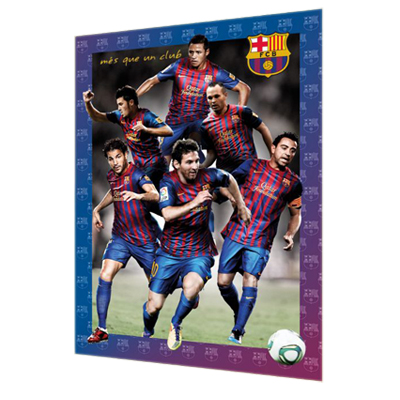 F.C.Barcelona 3D Poster