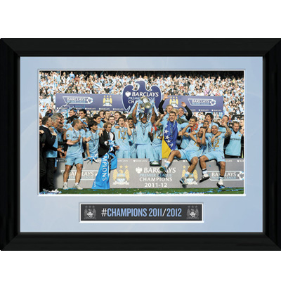 Manchester City F.C. Picture Champions SQ 16 x 12