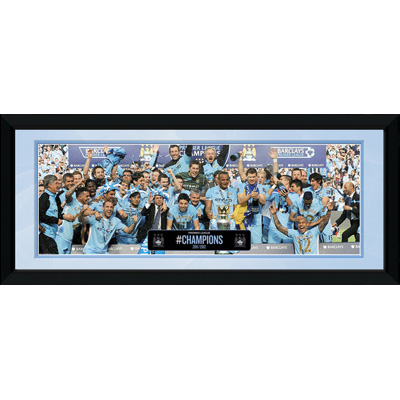 Manchester City F.C. Picture Champions SQ 30 x 12