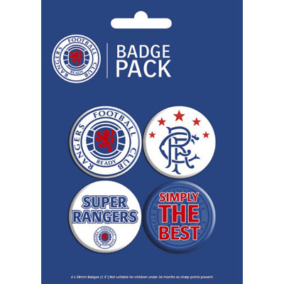 Rangers F.C. Button Badge Set