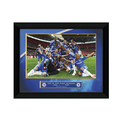 Chelsea F.C. Picture F.A. Cup Winners 8 x 6